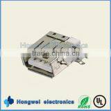 USB 2.0 AF Short Style DIP 90 Degree for Right Angle USB Cable Connector