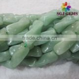 8x16mm Green Aventurine,Semi-precious stone Fancy shape beads