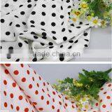 Chiffon Fabric With Dots/dot Printing Poly Chiffon/dot Printed Chiffon Fabric