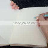 School Custom Logo Journal Blank Sketchbook Double Line While Diaries Notebook With Paper Cover thumbnail-4