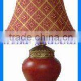 Hot Sale Modern Polyresin Base And Fabric Table Lamp for Home Decorative thumbnail-1