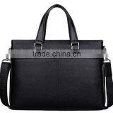 Popular Brown Briefcase Genuine Leather Bags for Men thumbnail-2