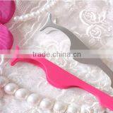 Fashionable Stainless Steel False Eyelash Applicator Eyelash Extension Tweezers thumbnail-2
