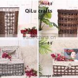 Natural Seagrass on Wire Frame Storage Basket thumbnail-6