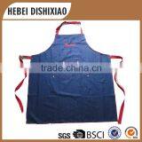 Customize Wholesale Blue Denim Apron Denim Chef Aprons Denim Industrial Aprons thumbnail-2