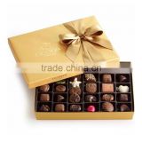 Wholesale luxury chocolate cardboard empty boxes packing, chocolate paper gift packaging, chocolate box