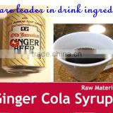 The raw materials Ginger cola syrup ingredients