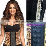 Yellow Leopard Women's Latex Workout Waist Cincher Corset Waist Trainer 2016 thumbnail-1
