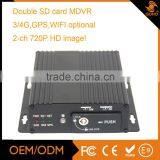 2-ch 720P Mobile Dvr H.264 Gps sd Card Mobile Dvr 3G GPS G-Sensor 128GB Storage thumbnail-2