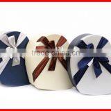Hot Sale Bow Tie Cardboard Paper Heart Shaped Chocolate Gift Box Manufacturer China