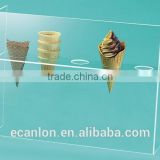 high transparent acrylic snack stand holder