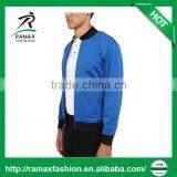 Ramax Custom Men Classic Front Zip Bomber Neoprene Jacket thumbnail-3