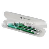 Promotional business advertising Plastic ballpoint pen SET with plastic box