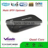 Super Hot Wholesale Amlogic S805 Quad Core 1080p Android tv Box Dvb+t2