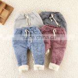 Wholesale 201 Autumn Girls & Boy Harem Capris Pants For Age 2-10 New Cute Candy Color Terry Child Clothing Solid Kids Children thumbnail-2