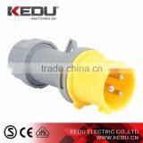 KEDU 3Pins IP44 Electrical Plug With CE,SEMKO Certificated thumbnail-1