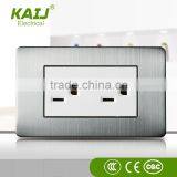 European Standard Wholesales Factory Price Double 3 Pin 6 Pin Socket