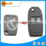2 Button Flip Remote Key Shell With Abs Material Uncut Blase Without Logo for Volvo S60 S40 S80 Xc90