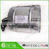 6" Inline Duct Fan 2600CFM Booster Exhaust Blower Air Cooling Vent ABS Blade thumbnail-3