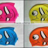 Fashionable Seepdo Quality Adult / Kid Sizes Customized Logo Printed Waterproof Silicone Swimming Cap thumbnail-1