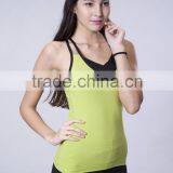 Sexy Slim Fit Quick Dry Spandex Nylon Women Workout Fitness Yoga Tank Top thumbnail-5