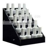 Black Acrylic Nail Polish Small Display Stand Rack