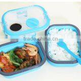 New Design Home Storage Silicon Food Bento Lunchbox thumbnail-2