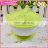 Stay Put Children Food Feeder Sets Suction Plastic Baby Feeding Bowl With Spoon thumbnail-4