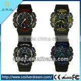 Stainless Steel Silicone Chronograph Watch Water Resistance thumbnail-1