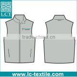 Best Buy Custom Embroidery Good Thickness Promotional Polar Fleece Vest With Two Pockets thumbnail-5