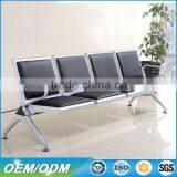 2016 Red Leather Metal Hospital Waiting Room Chairs With Armrest thumbnail-3