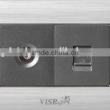 2016 hot sale led socket for TV and telephone from VISBO factory