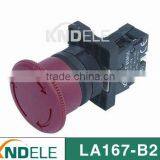 30mm,40mm,60mm Red Arrow Mushroom Emergency Stop Push Button Switch. Copper or Silver Contact B2-ES