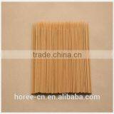 4mm Thick Food Grade Round Bamboo Wooden Barbecue Skewers