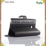 Black PU Leather + PC Litchi Pattern Wallet Card Stand Cover Holster Phone Sets Magnetic Flip Case For Motorola X Play thumbnail-3