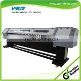 3.2m Large Format Solvent Outdoor Printer Spectra Polaris Print Heads 512 15pl Head Solvent Printer WER-P3208