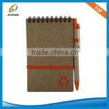 Kraft Material School Notebook With Free Pen