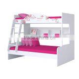 Factory Supply Newest Design MDF Material Kids Bunk Bed thumbnail-5