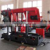Double Column Type Semi-automatic Hydraulic Horizontal Band Sawing Machine thumbnail-5