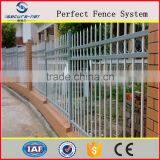 3-rail Steel Ornamental Garden Borded Fence thumbnail-3