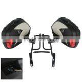 Saddle Bags Trunk Luggage w/ Lights Mount Bracket For KTM 125 200 DUKE 2012-2015 thumbnail-1