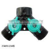 Garden Y Connector With Shut Off Valve thumbnail-1
