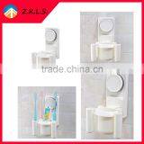 Household Home Wall Plastic Toothpaste And Toothbrush Holder thumbnail-2