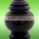 DECORATIVE JET BLACK MARBLE URNS thumbnail-6