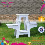 Wood Plastic Indoor and Outdoor Flower Display Rack thumbnail-3