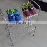 Metal Wire Shoe Rack Organizer Standing Storage Shelf thumbnail-1