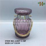 Stained Rope Hanging Glass Vase Wholesale thumbnail-4