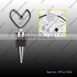Wedding Gift of High-grade Zinc Alloy Love Red Wine Stopper thumbnail-1