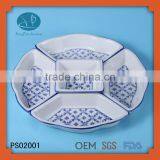 Food Divider Plate/irregular Shaped Dish and Plate,porcelain Five Section Plate Sets thumbnail-1
