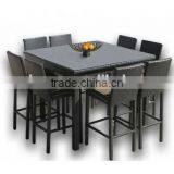 2017 Trade Assurance New Design All Weather Outdoor Pvc Rattan High Back Cheap Bar Stools thumbnail-1